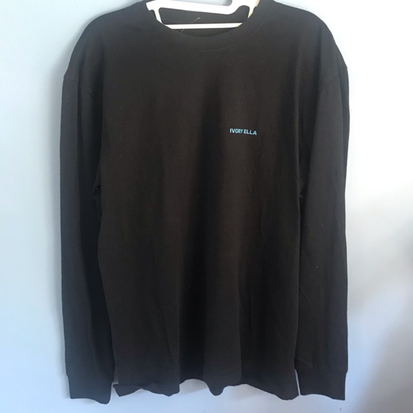 New Ivory Ella long sleeve black tee❤️ - Picture 6 of 8